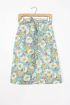 Aqua Berry Wrap Skirt