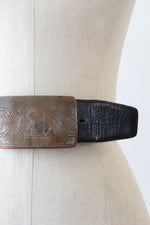 Stipple Copper Buckle Belt M-XL
