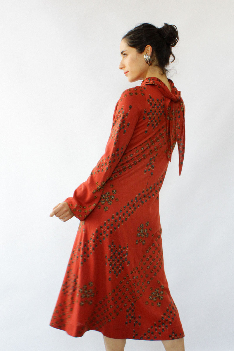 Nipon Wool Kerchief Dress S