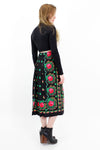 Silk Rose Babushka Skirt M/L