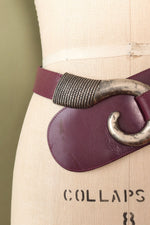 Hook and Latch Leather Belt S-L