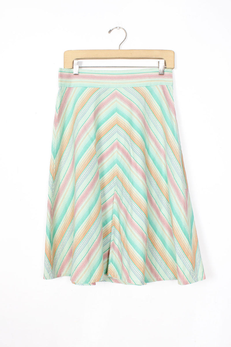 Fritzi Chevron Wrap Skirt