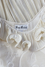 Ana Vanilla Pleat Dress S