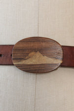 Wooden Mountains Buckle Belt XS-M