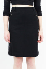 Penny Black High Waist Snap Skirt S