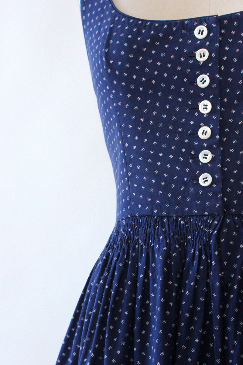 Pinwheel Calico Dirndl Dress S/M