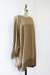 Bronze Slouch Minidress