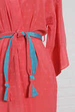Melon Pink Dressing Robe S-L