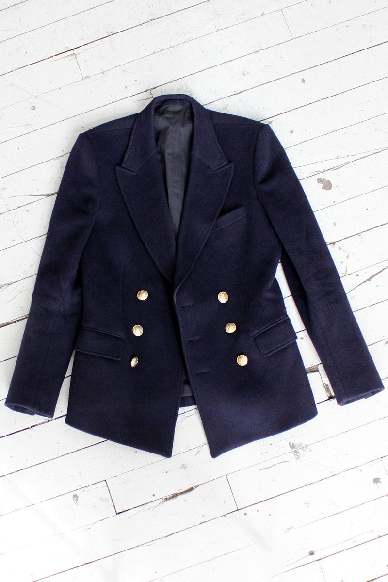 Tailored Navy Peacoat L