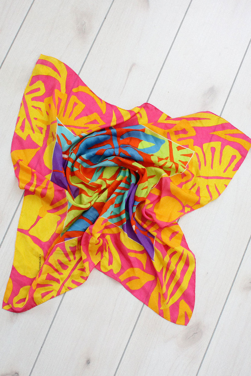 Neon Dance Silk Scarf