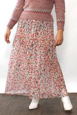 Blossom Crinkle Tea Skirt S-L