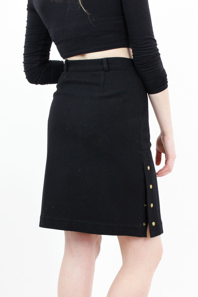 Penny Black High Waist Snap Skirt S