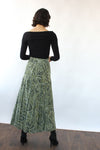 Escada Sage Silk Pleated Skirt S