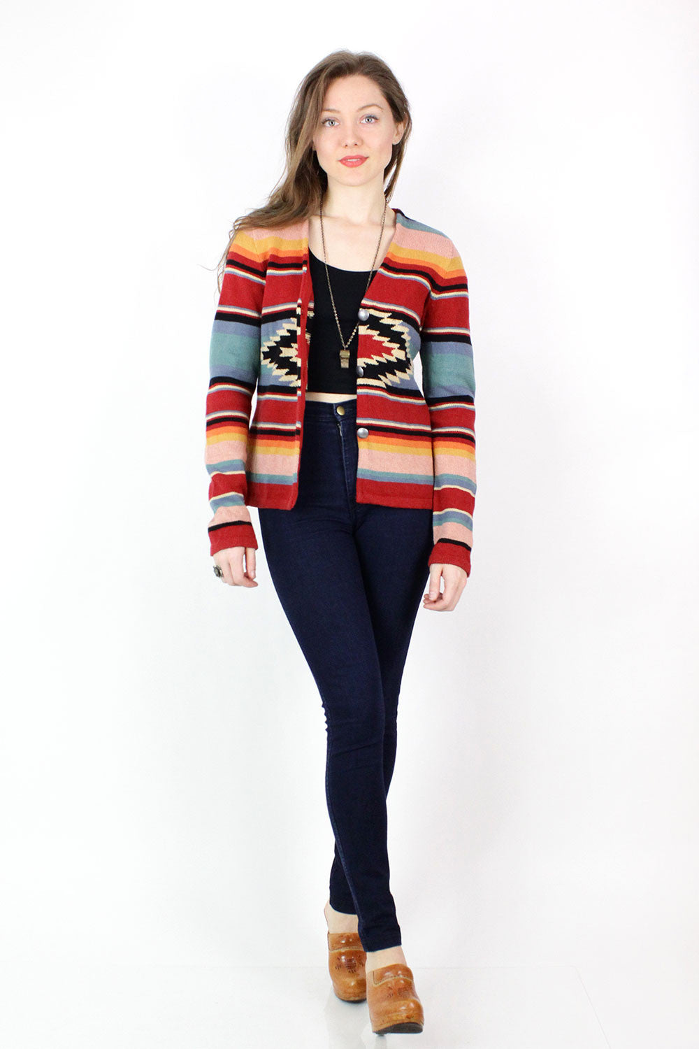 Sunset Navajo Cardigan M