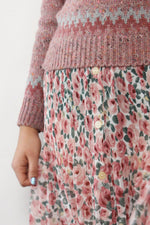 Blossom Crinkle Tea Skirt S-L