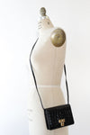 Italian Leather Lock Fob Mini-Box Bag