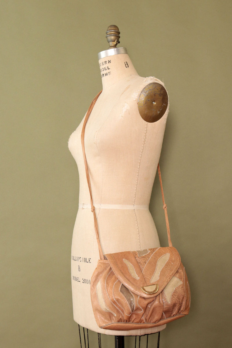 Sharif Sand Appliqué Purse