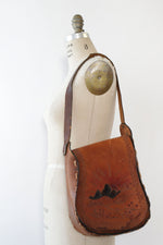 Taos Tooled Leather Shoulder Bag