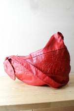 Cherry Red Slouch Bag