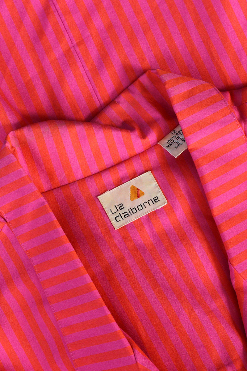 Raspberry Stripe Buttondown L/XL