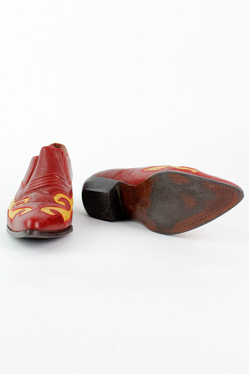 Red Blaze Booties 7