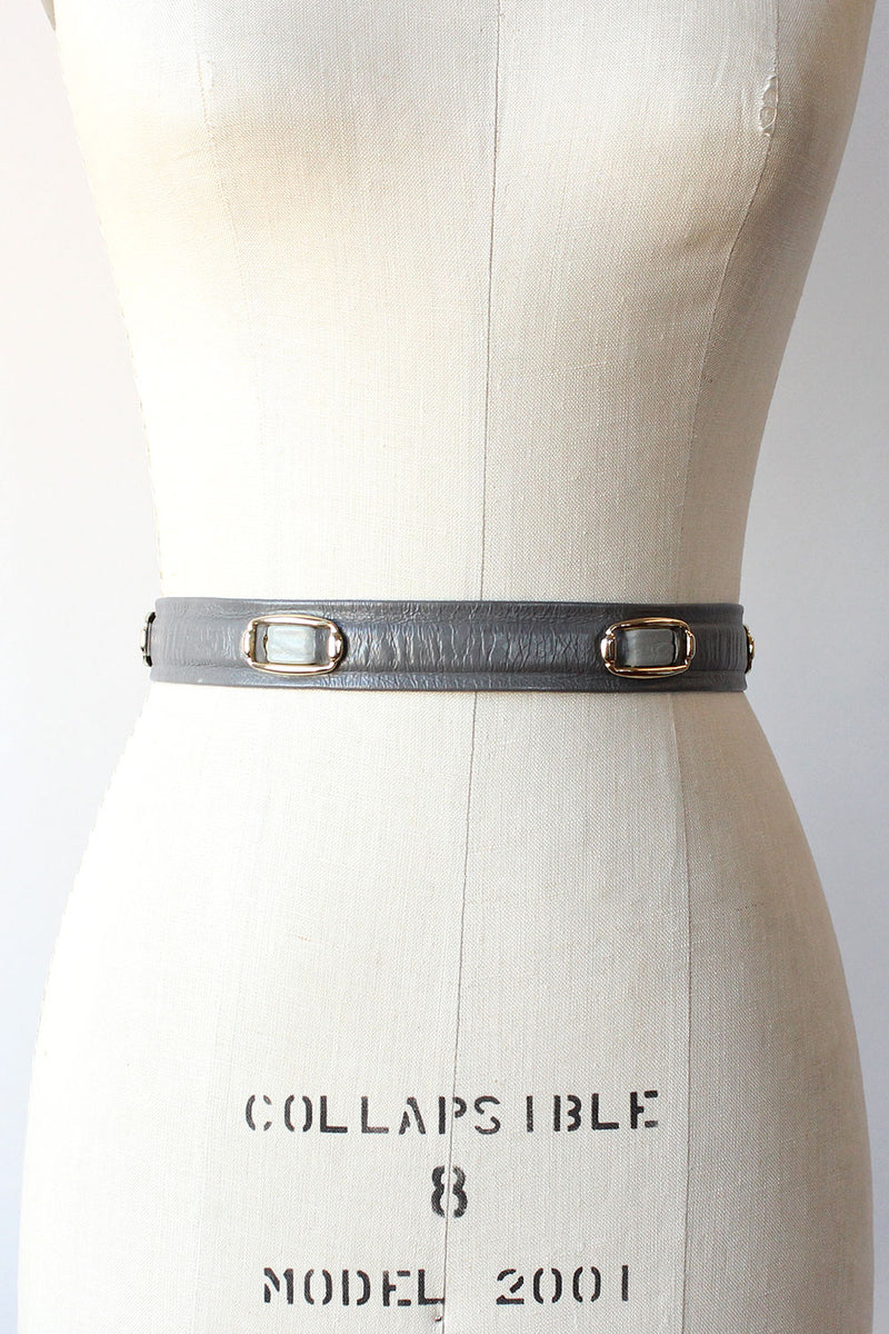 Pewter Medallion Cinch Belt