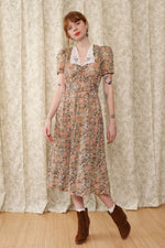 Soft Prairie Floral Gauze Dress XS-S