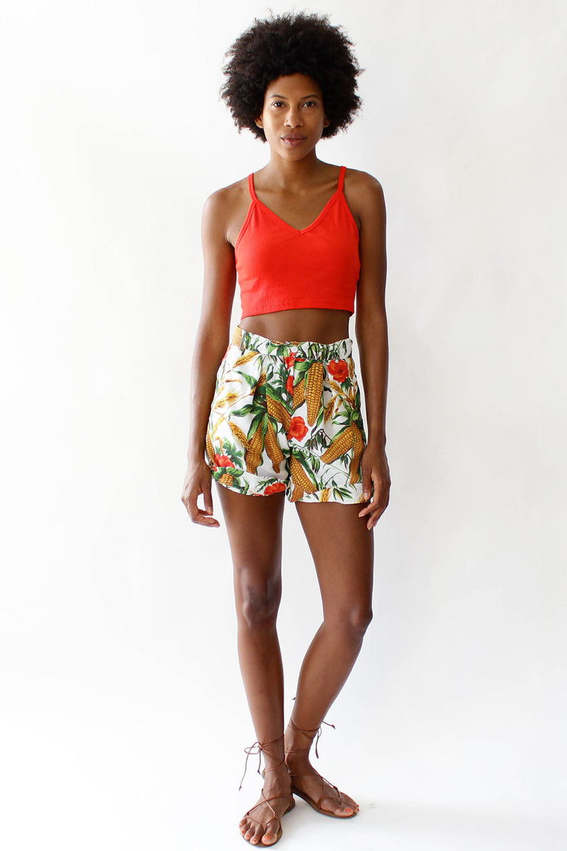 Flora Corn Shorts S/M