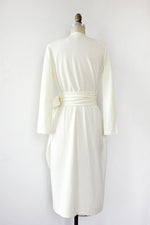 Ivory Knit Wrap Dress S/M
