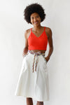 Rainbow Rope Denim Wrap Skirt XS/S