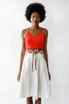 Rainbow Rope Denim Wrap Skirt XS/S