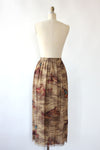 Pheasant & Company Fringe Skirt S/M