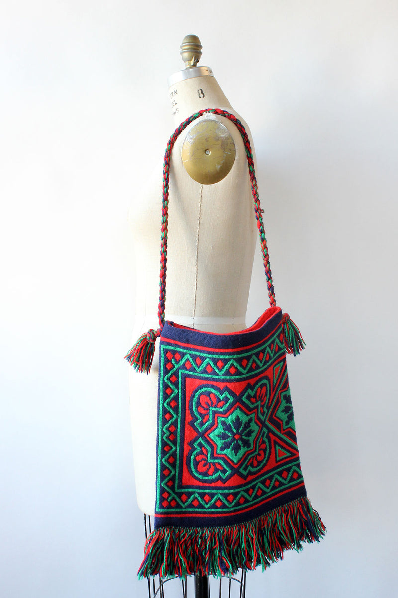 Tapestry Tassel Tote