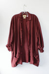 Flax Mulberry Linen Jacket OS