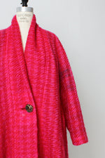 Hot Pink Swing Coat