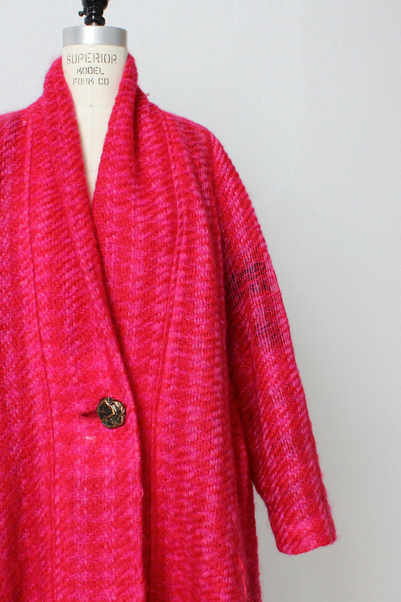 Hot Pink Swing Coat