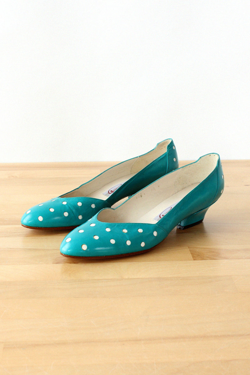 Pappagallo Polka Dot Shoes 7-7.5 – OMNIA