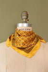 Silk Olive Marigold Scarf