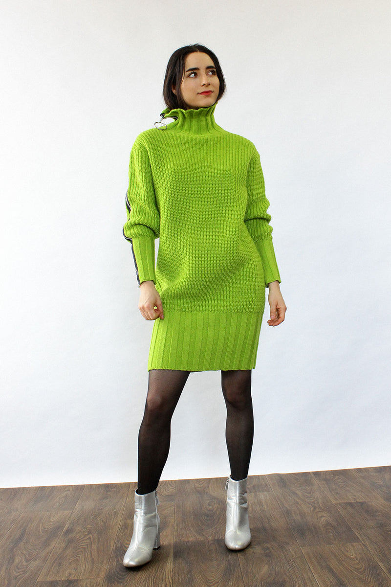 Betsey Johnson Punk Label Zip Sweaterdress XS-M – OMNIA