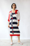 Lillie Rubin Anchor Knit Dress S/M