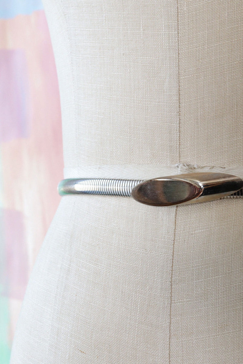 Stretchy Metal Skinny Belt XS-M