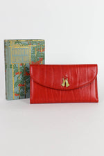 vintage red wallet