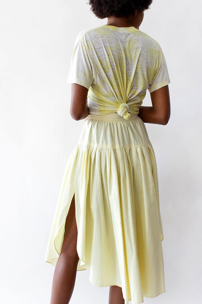 Buttercup Cotton Button Skirt XXS