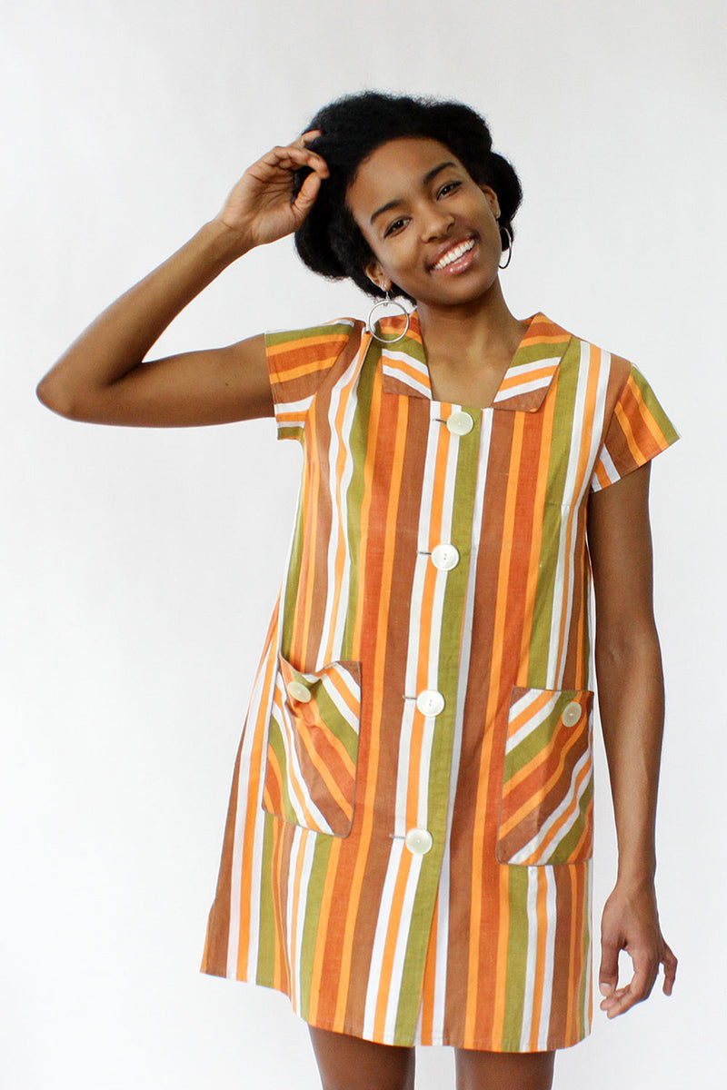 Homegrown Cotton Stripe Dress S/M