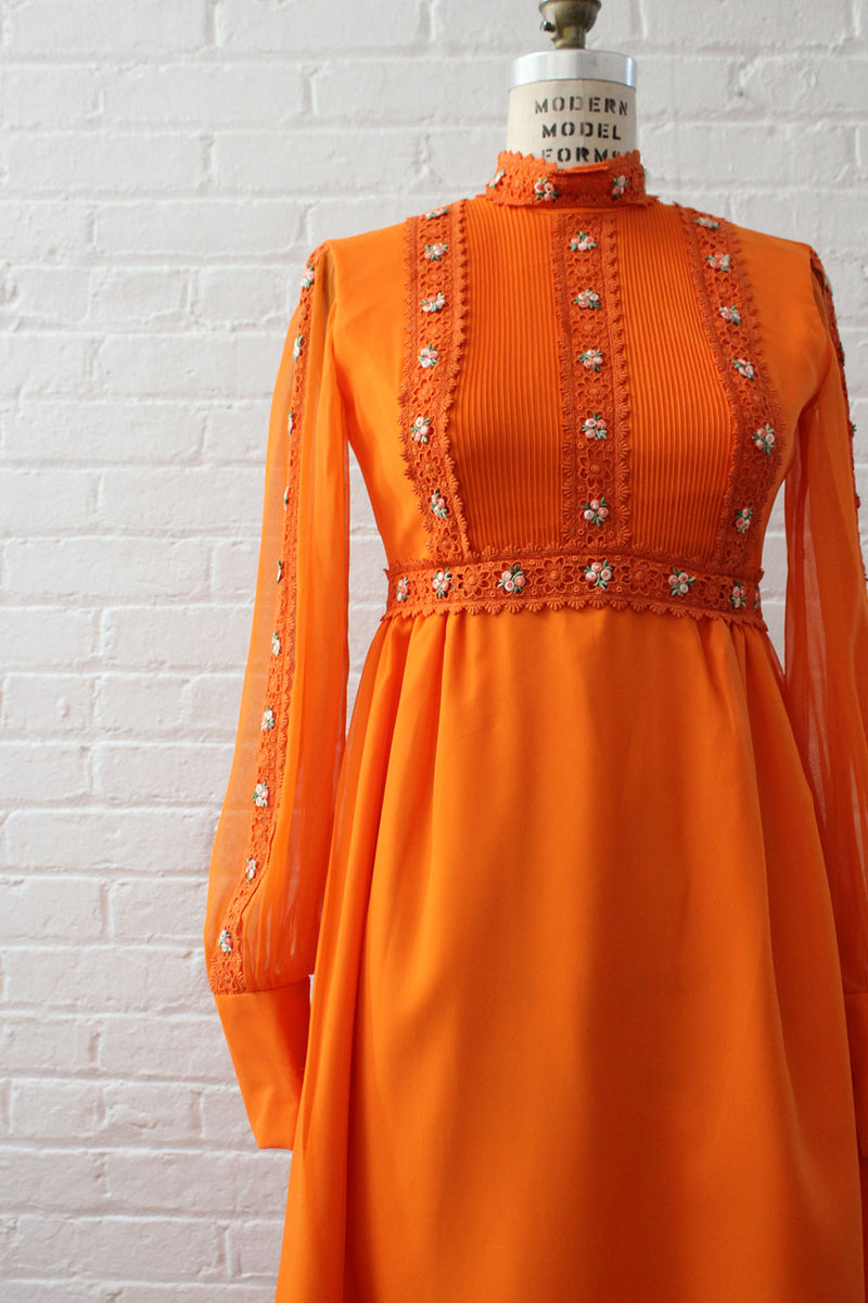 Clementine Chiffon Sixties Dress XS/S