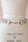Silver Horsebit Belt S/M