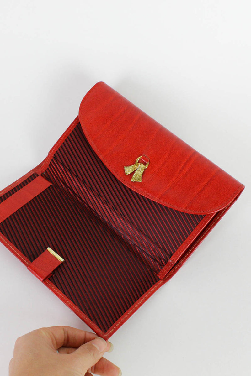 Gold Bow Leather Wallet