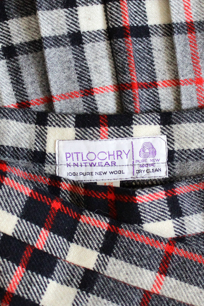 Red Line Plaid Kilt XS/S
