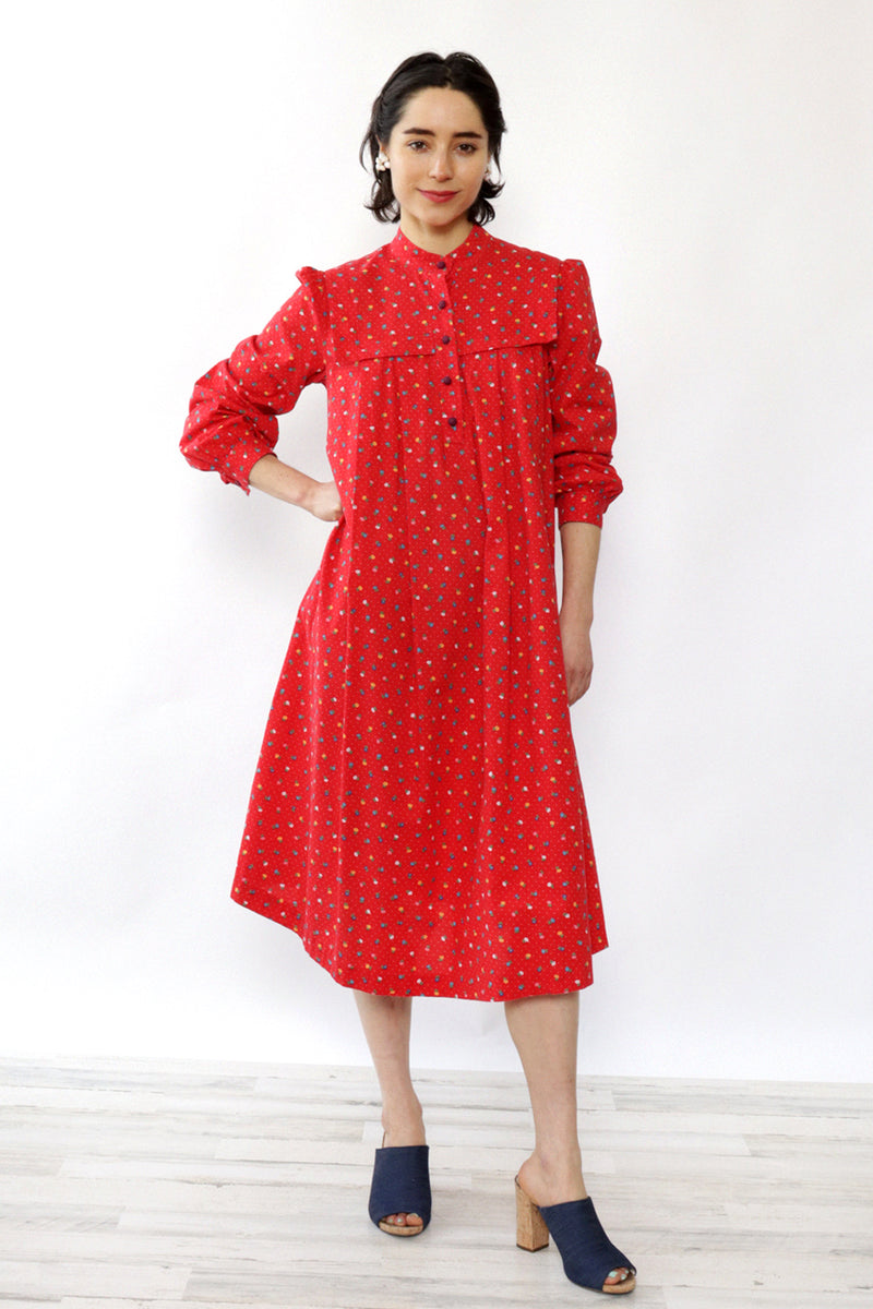 Cherry Floral Maternity Dress S/M