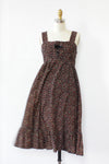 Corduroy Peasant Dress S